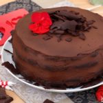 Tort czekoladowy na pierwsze urodziny bloga MarciaTime
